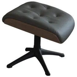 Fußhocker FLEXLUX "Volden", grau (warm mineral grau), B:44cm H:39cm T:35cm, 100% Echteder, Hocker, Hohes Komfort, Entspannungsmöbel, Gemütlichkeit