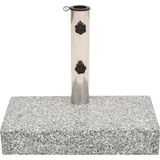 vidaXL Schirmständer Granit 25 kg Grau