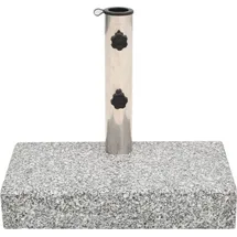 vidaXL Schirmständer Granit 25 kg Grau
