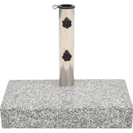 vidaXL Schirmständer Granit 25 kg Grau