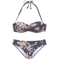 SUNSEEKER Bandeau-Bikini Damen Schwarz 36 Cup A