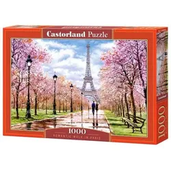 CASTORLAND C-104369-2 Romantic Walk in Paris, Puzzle 1000 Teile