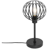 QAZQA - Design-Tischlampe schwarz - Johanna