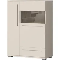 PLACES OF STYLE Highboard »Piano Vitrine«, UV lackiert, Soft-Close