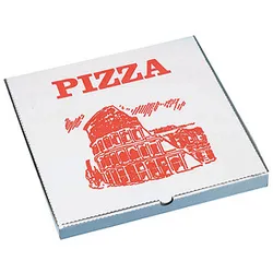 100 STARPAK Pizzakartons 26,0 x 26,0 cm