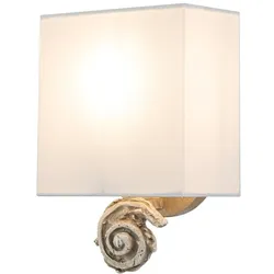 Swirl Wandleuchte weiß Flambeau FB-SWIRL-1S-W