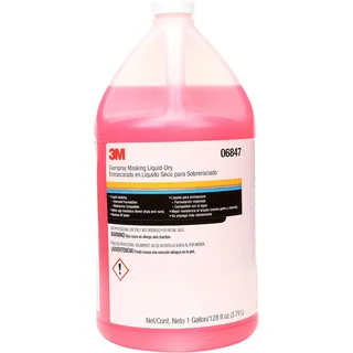 3M Flüssige Karosserie-Abdeckfolie, rötlich-transparent, 3,78 l, 06847