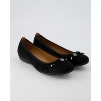Gabor 44.164.17 Ballerina Obermaterial: Leder schwarz 37,5 EU