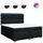 vidaXL Boxspringbett 180 x 200 cm Schwarz
