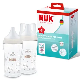 NUK Babyflaschenset 260 ml Regenbogen 2 St.