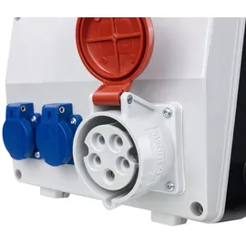 Doktorvolt Stromverteiler pTD-S 32A 2x230V 3P Zähler mit SIEMENS und MENNEKES Doktorvolt DV-4791-D
