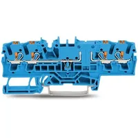 WAGO 4-Leiter-Durchgangsklemme, 2202-1804