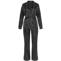 Bruno banani Damen Pyjama schwarz Gr.36