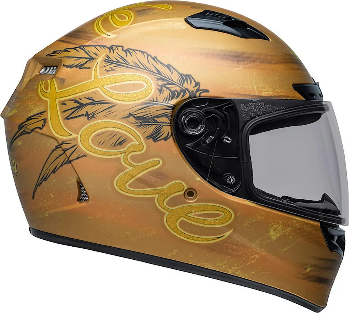 Bell Qualifier DLX Mips Hart Luck Live Helm, goud, S Voorman