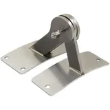 eletech Scharnier für Grill Deckel Edelstahl schwerlast Räuchertonne Grilltonne Draussen Holzkohlegrill Deckelscharnier Räucherofen Kugelgrill Scharnier für Kugelgrill Deckel (Edelstahl 304)