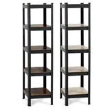 Stagecaptain Lagerregal Stahl schwarz 5 Regalböden