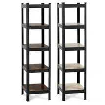 Stagecaptain Lagerregal Stahl schwarz 5 Regalböden