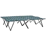 vidaXL Gartenliege Doppelliege Gartenliege Strandliege Klappbare Sonnenliege Campingliege bunt