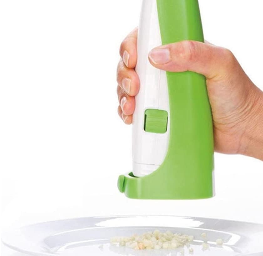 Garlic Slicer - Knoblauch Hexe - Knoblauchwürfel in Sekunden - Knoblauchschneider - Handlich & Leicht zu Reinigen - kein Geruch an den Fingern - Spülmaschinengeeignet - Knoblauchpresse