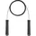 Nike Fundamental Weighted Rope Springseil 010 black/white