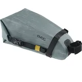 Evoc SEAT PACK WP 4, einfache Satteltasche (leichtes Fahrradzubehör, wasserfeste Bikebag, Fahrrad Tasche hinten, Maße: 12 x 30 x 11 cm, Gewicht: 220 g, Volumen: 4 l), Steel