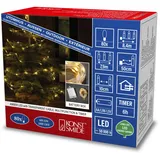 Konstsmide LED Lichterkette 80 bernsteinfarbene LED außen 3764-803