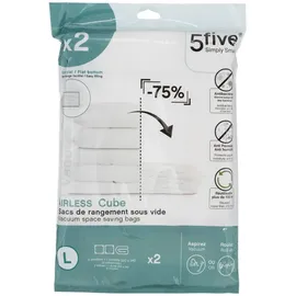 5 five simply smart 5five Vakuumbeutel Set X2 Airless Cube