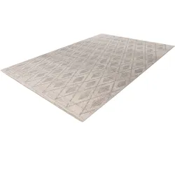 Kayoom Teppich »Gene 425«, rechteckig, 8 mm Höhe Kayoom beige, blau B: 80 cm   1 St.