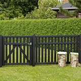 Plus Country Einzeltor 100 x 98 cm schwarz