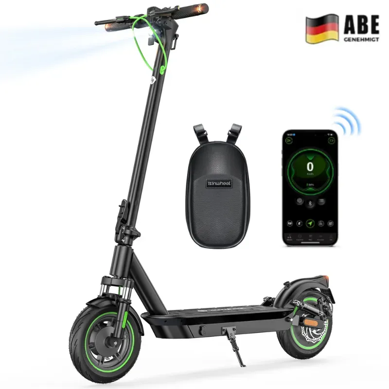 isinwheel S10Plus 500W 60KM Urban E-Scooter Mit Straßenzulassung(ABE,eKFV)