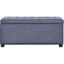 vidaXL Truhenbank Grau 87,5 x 40 x 48 cm