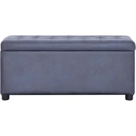 vidaXL Truhenbank Grau 87,5 x 40 x 48 cm