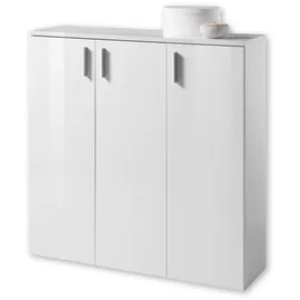 Stella Trading LINCOLN 120 x 120 x 35 cm hochglänzend / weiß