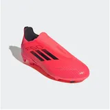 Adidas F50 League Laceless Kids FG/MG Turbo / Aurora Black / Platinum Metallic 38