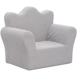 vidaXL Kindersofa vidaXL Hellgrau weich Plüsch