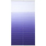 LIEDECO Klemmfix-Plissee verspannt blau