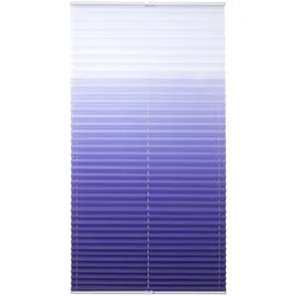 LIEDECO Klemmfix-Plissee verspannt blau