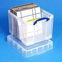 Really Useful Box Aufbewahrungsbox 35 Liter XL, transparent