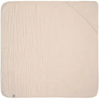 LÄSSIG Kinder Kapuzenhandtuch Baumwolle 90 x 90 cm/Muslin Hooded Towel powder pink