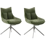 MCA Furniture MCA Stuhl Parker Stoff Grün Olive