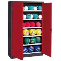 C+P Ballschrank mit Vollblech-Flügeltüren (Typ 3), HxBxT 195x120x40 cm,
