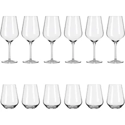 RITZENHOFF 12er-Set LICHTWEISS AURELIE 6 x Rotweinglas 6 x Wasserglas