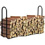 ShelterLogic Kaminholzregal 244 x 25 x 98,9 cm 550 kg schwarz