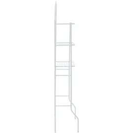 vidaXL Toilettenregal Schwarz 60x33x174 cm