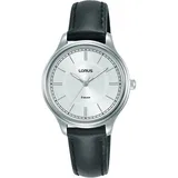 Lorus Damen-Uhr Quarz Edelstahl mit Lederband RG211VX9