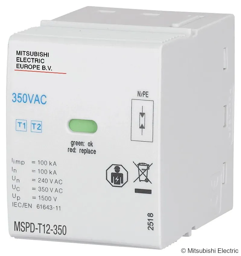 Mitsubishi Electric Überspannungsschutzgerät MSPD-T12-350
