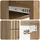 vidaXL Nachtschrank Artisan-Eiche 33 x 34,5 x 40 cm