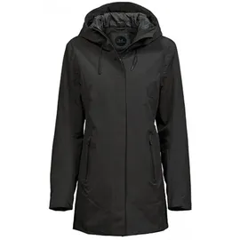 Tee Jays Damen Parka Kurzmantel 9609 black XXL