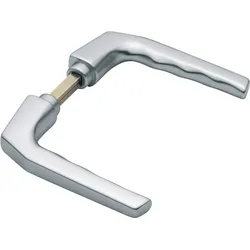 HOPPE Türdrückerpaar Frankfurt 117L Aluminium F1 ( 3000252569 )