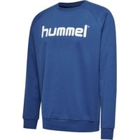 hummel Herren Hmlgo Cotton Logo Sweatshirt, Blau, F7045